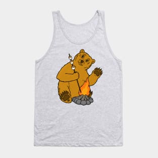 S'mores Bear Tank Top